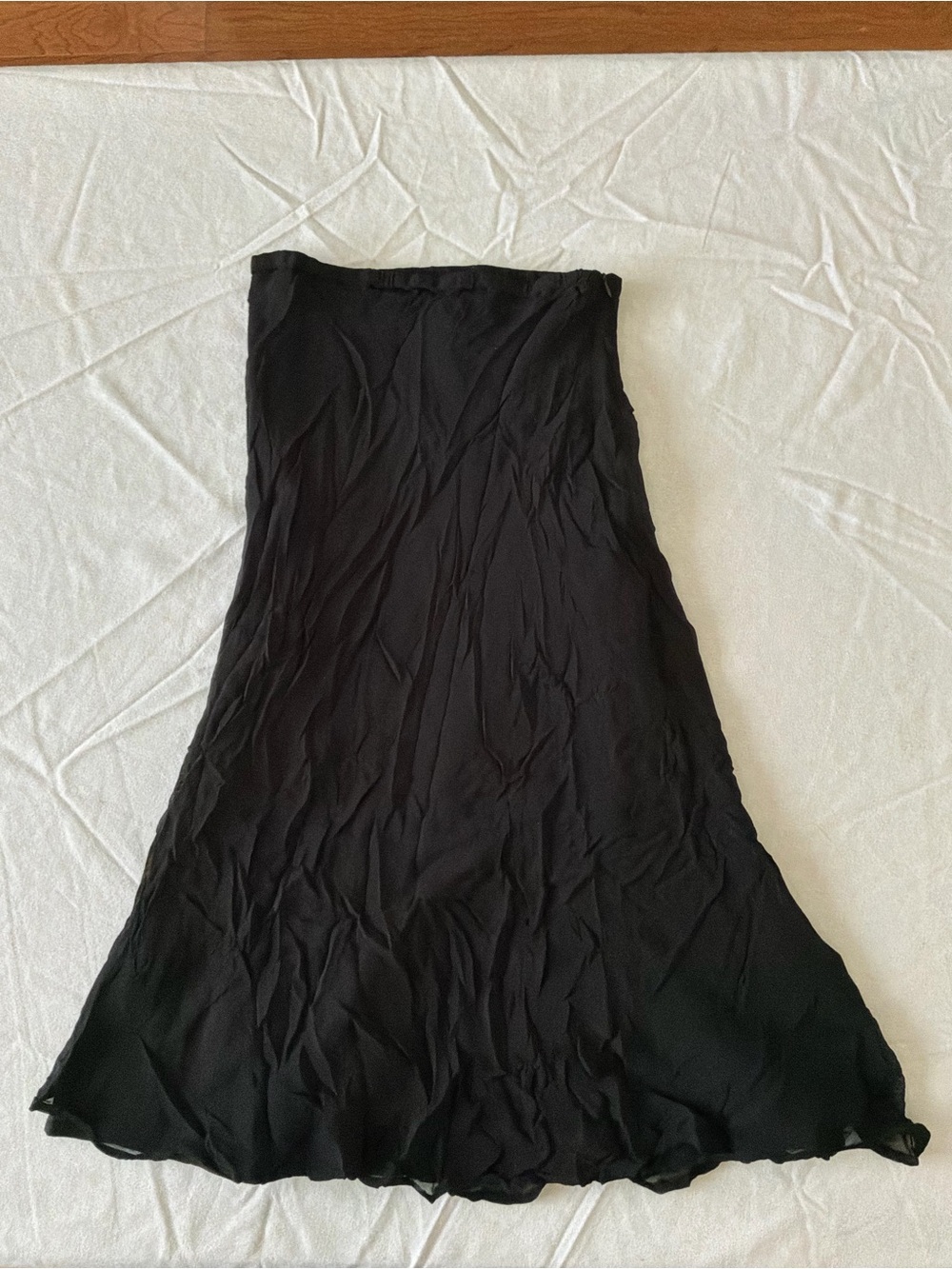 ******** Black A-Line Maxi Skirt - Women's Elegant Flow b5 ********